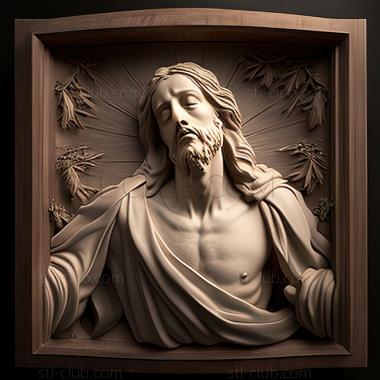 3D model st jesus (STL)